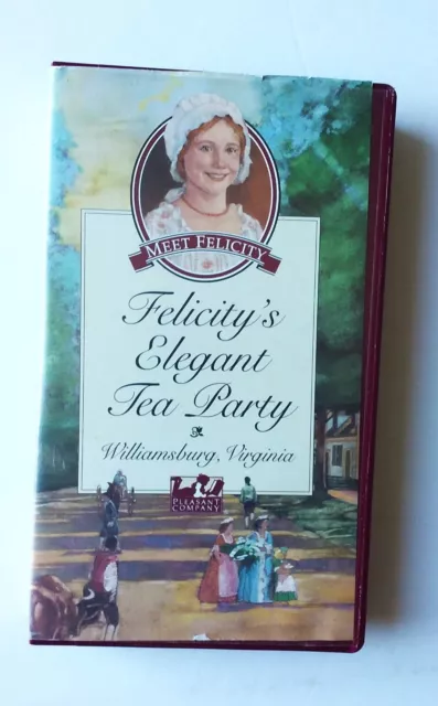 American Girl Felicity's Elegant Tea Party VHS Retired promo Pleasant Company