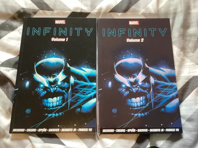 Marvel infinity Graphic Novels Vol 1 & 2