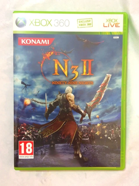 Jeu Xbox 360 - NINETY NINE NIGHTS - Version PAL FR Complète Avec Boîtier Et Notice