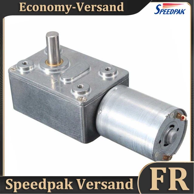 DC 12V Gear Motor Stainless Steel 2-100RPM Square for Micro Winch (50RPM) Hot