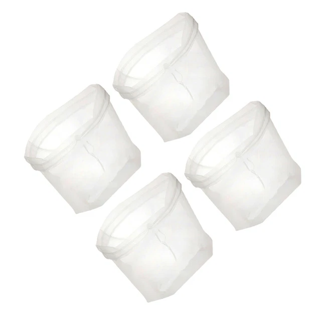 4 Pcs Yogurt Strainer Bag Kitchen Filter Mesh Soy Milk Extra Large