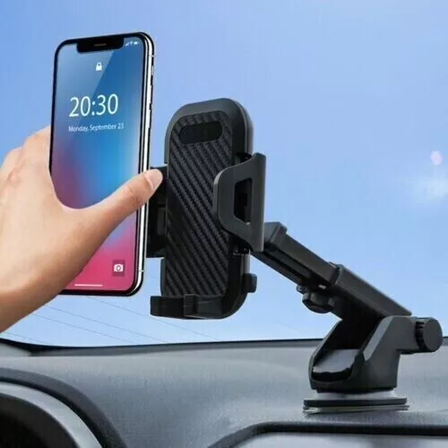 Universal Car Phone Holder 360 Rotation Windscreen Dashboard Suction Mount