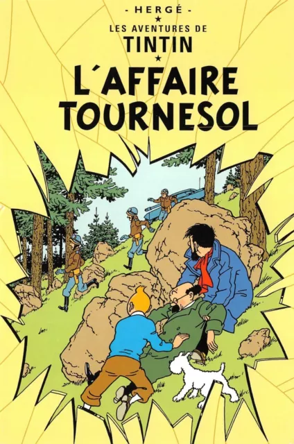 Carte Postale - Les Aventures de Tintin - L'Affaire Tournesol