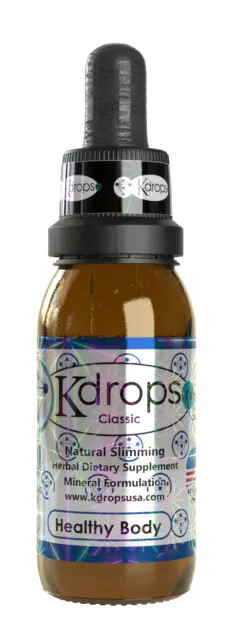 KDrops Classic - Powerful Skinny Drops- Lose Weight, Suppress Appetite-1 bottle