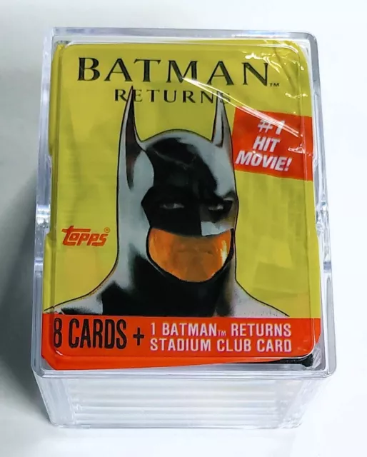 1992 Topps Batman Returns Movie Trading Card Set 1-88 + 10 Stadium Club Sub Set