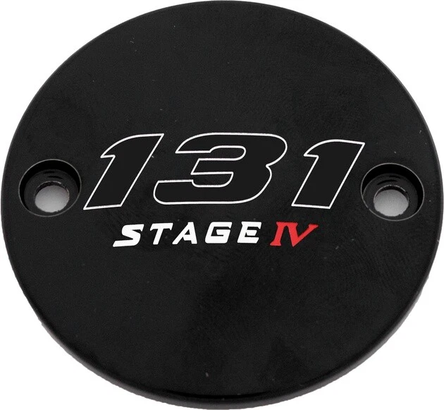CUSTOM ENGRAVING 131 Stage IV Points Cover Black 1310563BG Harley M8