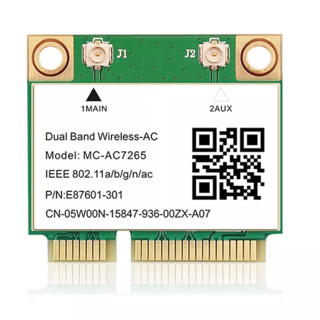 1200Mbps Bluetooth 4.2  PCI-E Wifi Carte -AC7265 Carte Réseau Sans Fil 72659019