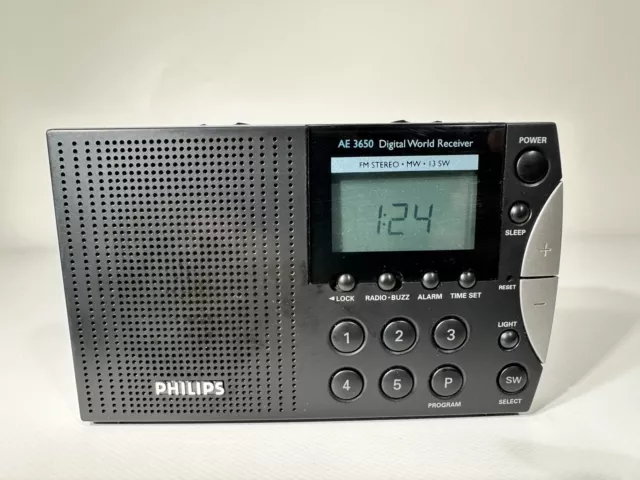 Retro Radio Philips AE 3650 Digital World Receiver Vintage Tragbares Radio M 163