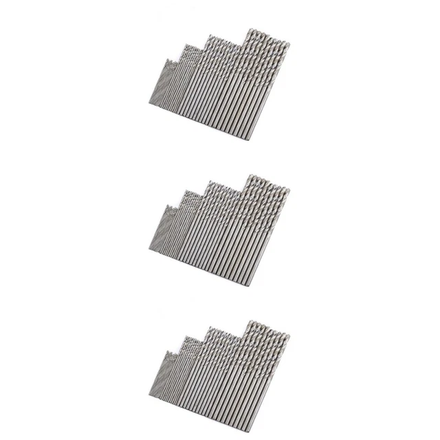 120 pcs Round Precision HSS Drill Bits High Steel Drill Set for Metal Wood