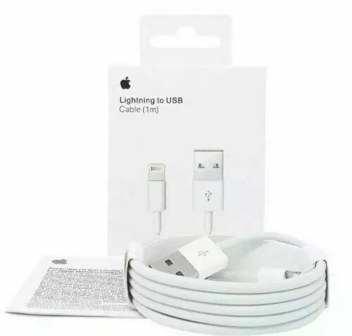 Original Apple Lightning USB Ladekabel MD818ZM/A 1m für iPhone 6 7 8+ Xs XR 7+ 8