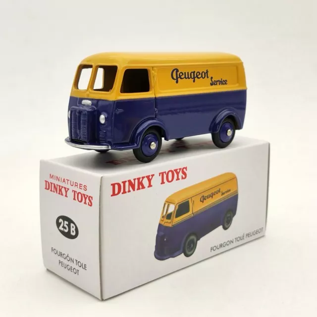 1/43 Atlas Miniatures Dinky Toys 25B Peugeot Fourgon Tole D.3.A Yellow Diecast