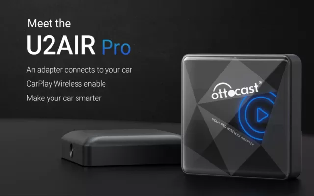 Ottocast U2-Air Pro Wireless Apple CarPlay Adapter For Car Auto Navigation Playe