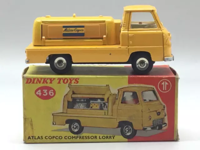 Dinky Toys Atlas Copco Compressor Lorry 436 Excellent Boxed