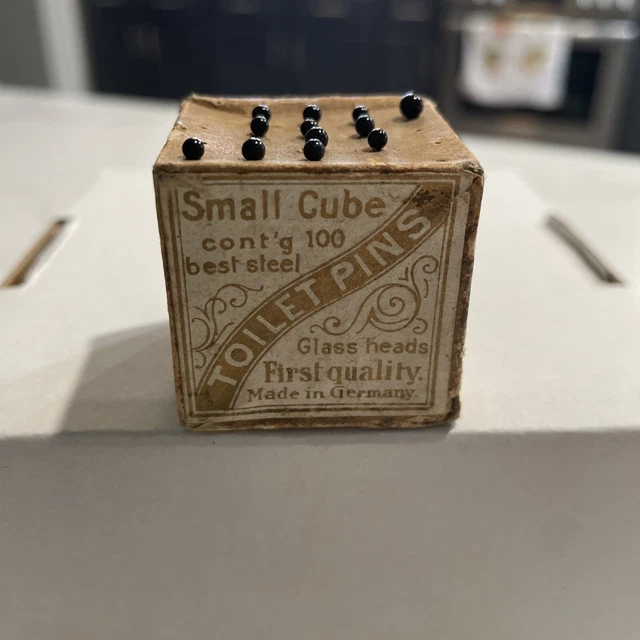 Vintage Small Cube Toilet Pins Germany