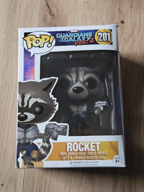 Rocket #201 - Funko Pop! Figur - Marvel Guardians Of The Galaxy - Pop 201 - OVP