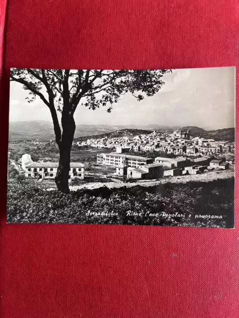 Cartolina Serradifalco - Rione Case Popolari E Panorama - Viaggiata 1955