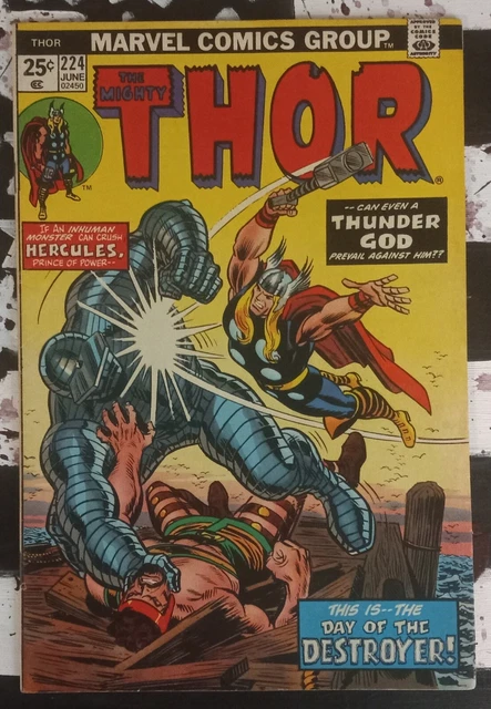 THE MIGHTY THOR Vol.1/No.224 - APP OF HERCULES - MARVEL COMICS - SEE DESCRIPTION