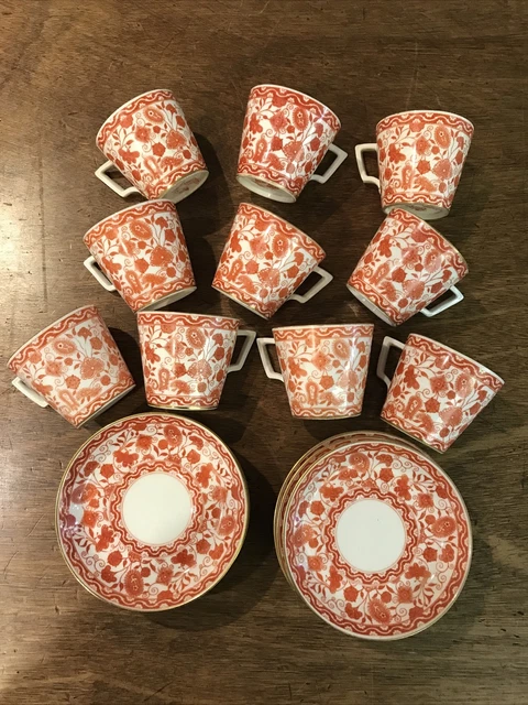 Série de tasses porcelaine Wilmot