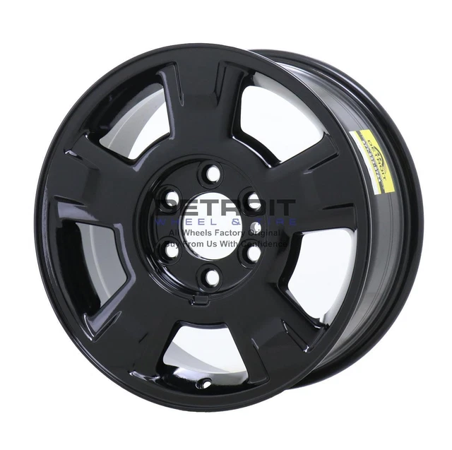 17& FORD F150 Gloss Black Wheels Rims Factory Oem 3781 2009-2014 Set ...