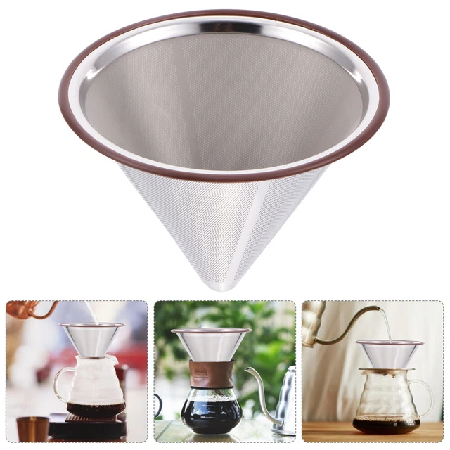 Kaffeefilter Über Die Kaffeemaschine Gießen Handaufschäumer Für Kaffee Konisch
