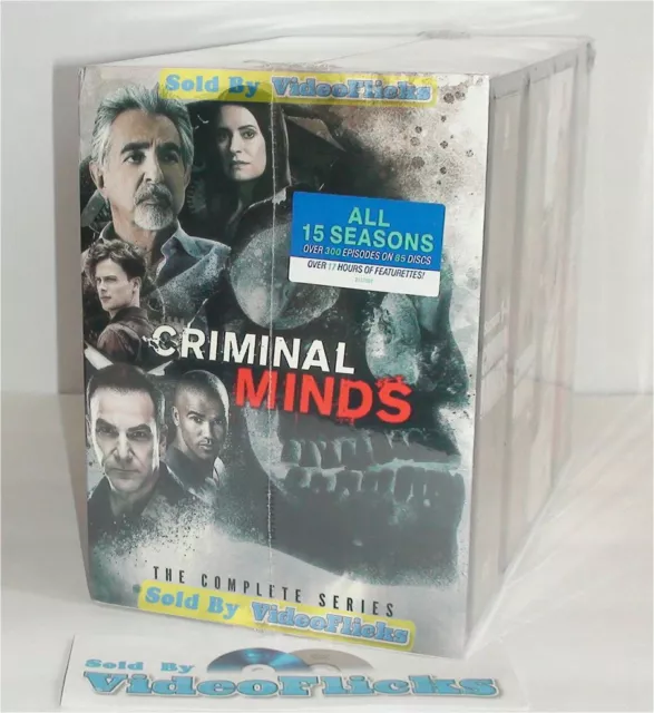 Criminal Minds The Complete Series Seasons 1-15 DVD 85-Disc Box Set New Sealed