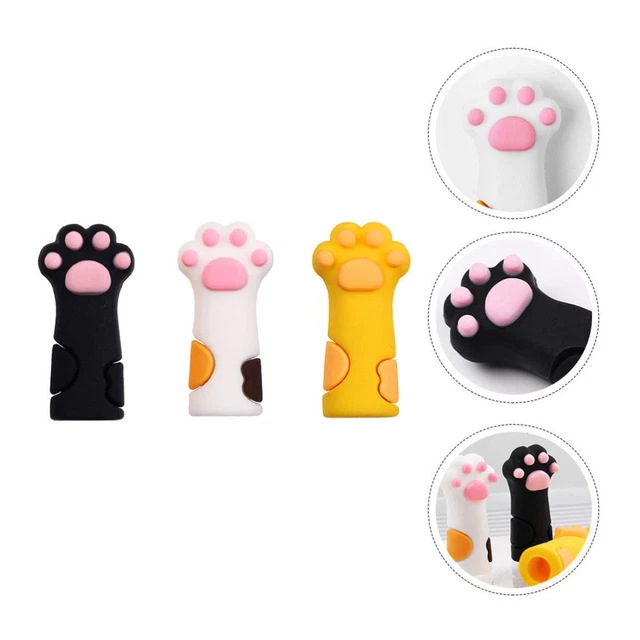 6 piezas estuche protector de tijeras de manicura juego de uñas herramienta funda de tijera de silicona