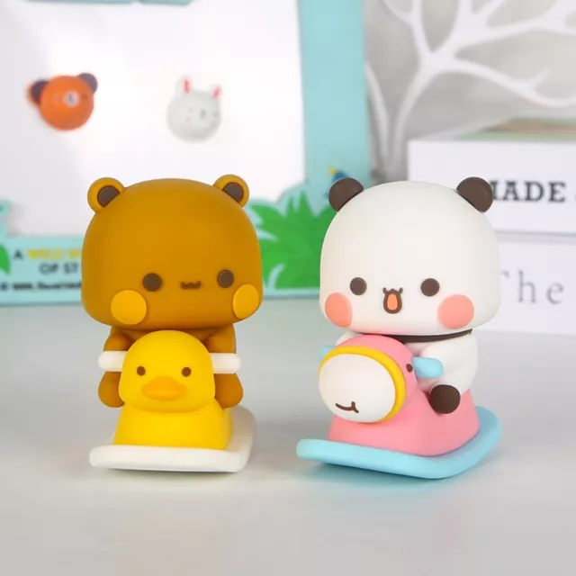Cute Panda Bear Figure Model Bubu Dudu Toy Doll Ornament  Home Decor