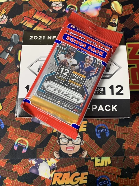 2021 Panini Prizm Football Cello Pack 15 Cards Factory Sealed Cello Pack