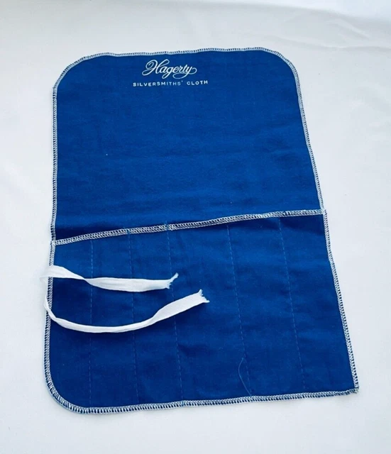 Hagerty Silversmiths' Sterling Silver Cloth 6-Piece Place Setting Storage Bag
