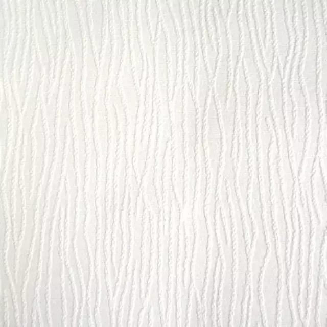 White Paintable Wallpaper AS Creation Blown Vinyl Textured Embossed