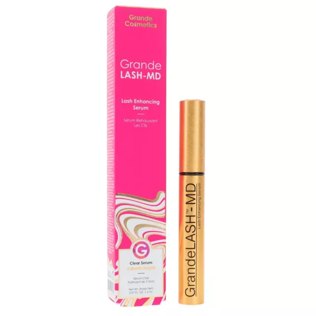 GrandeLASH-MD Eyelash Enhancing Clear Serum EXP: 11/24 -6 Month Supply (US SHIP)