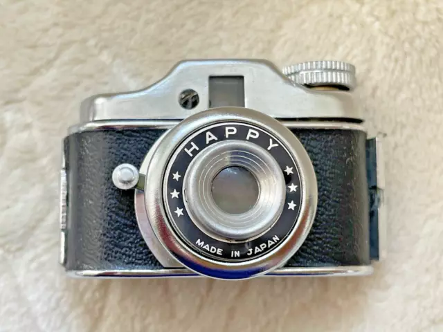 HAPPY Sub miniature Camera  With Leather Case c.1950s Japan Made