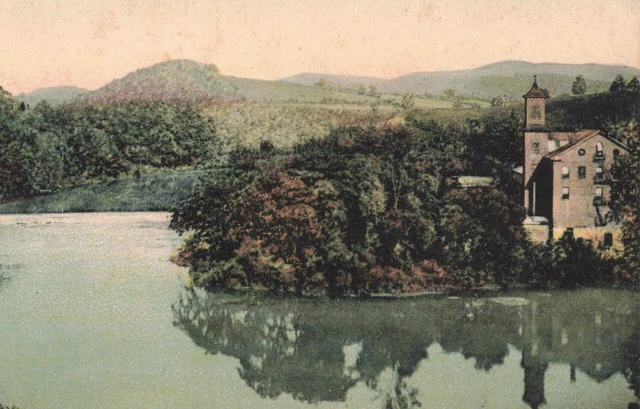 1910's Looking East on Battenkill Greenwich N.Y. Postcard 2R4-234
