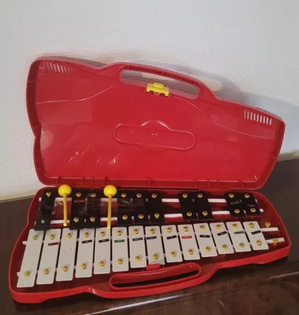 Carillon Pianot' FUZEAU réf. 9878 Rouge Éveil Musical Instrument Musique Enfant 2