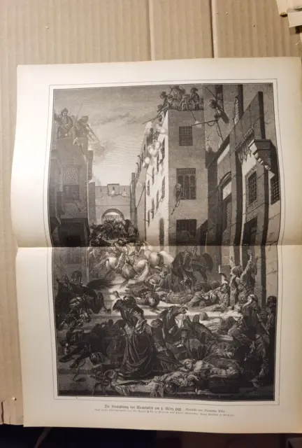 1889/90 Zeitungsdruck 280 Maler Alexander Bida