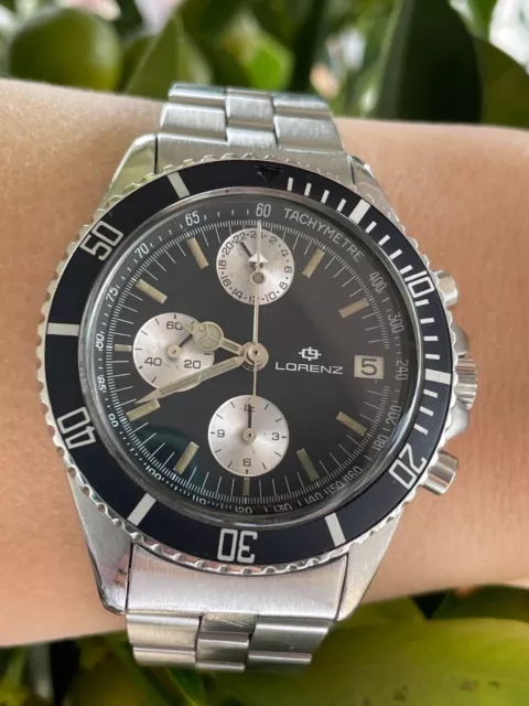 LORENZ DIVER CHRONOGRAPH AUTOMATIC VALJOUX 7750 10AT ref 7573 EUR