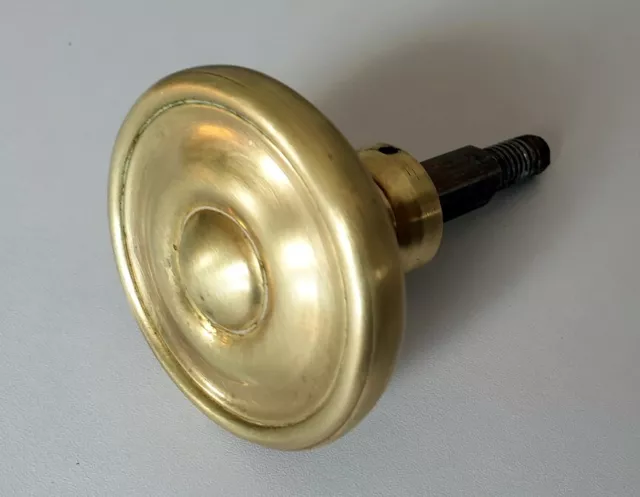 Ancienne Poignée de Porte Ronde en Bronze ou Laiton Massif.