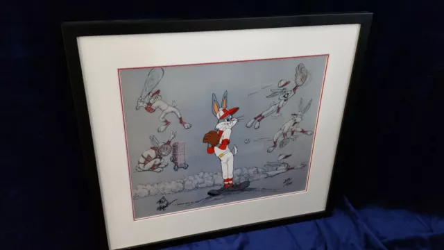 Bugs Bunny Cel, Baseball Bugs, Signed by Friz Freleng 2