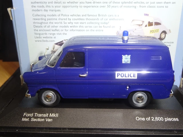 Miniature Corgi Vanguards 1/43 - Ford Transit Custom 2018 - Bleu - Neuve