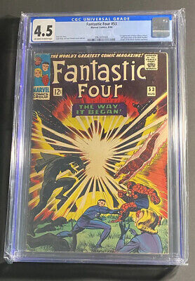Fantastic Four #53 CGC 4.5 - 1st App of Klaw / 2nd App of Black Panther 1966