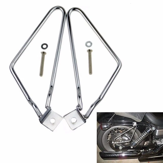 Saddlebag Bracket Support Motorcycle Bars Mount Fit for Harley Cruise Dyna 883