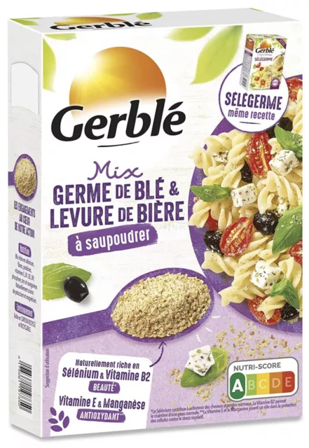 GERBLE : Germe de blé  levure de bière Lot De 3 boîtes ( 220g x 4)