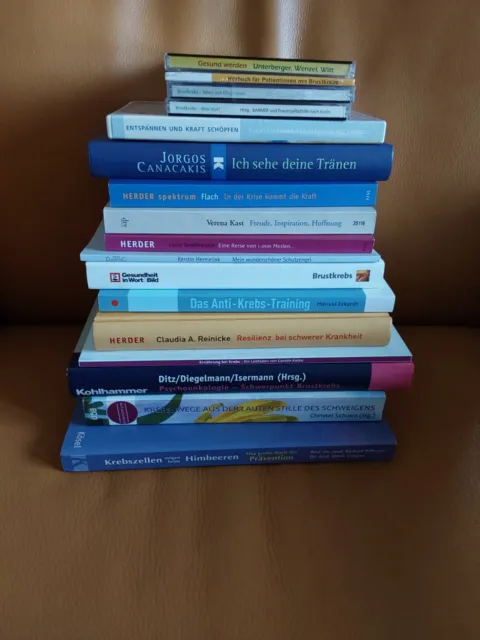 Psychoonkologie-Konvolut - 17 Bücher/ CDs/ DVDs 2