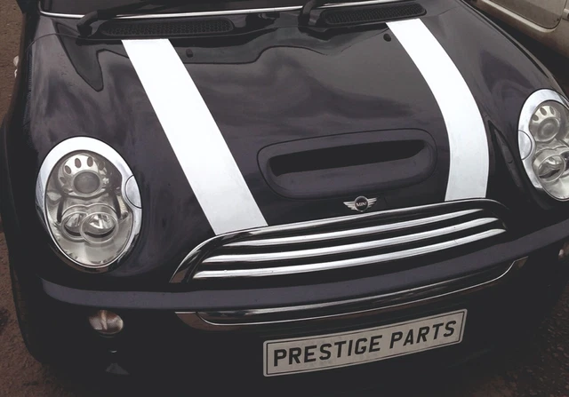 thumbnail image 2 of Mini Cooper Checkmate Side Scuttle Wing Decals – R50 R52 R53 S JCW Works 2 of 5