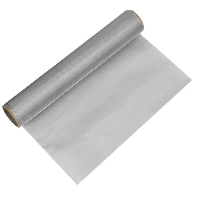 TIMESETL 304 Stainless Steel Woven Wire 200 Mesh - 12"X 40" Filter Screen She...