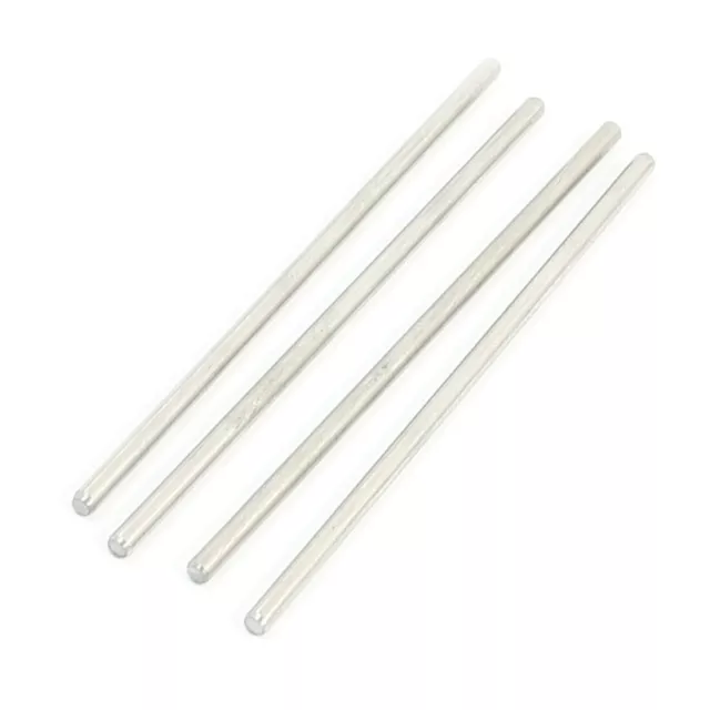 4pcs 2mmx60mm Varilla redonda de Acero Inoxidable de movimiento circular de eje