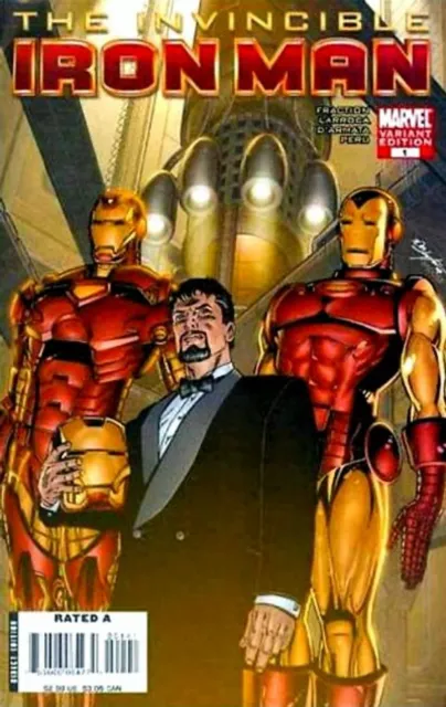 Invincible Iron Man #1 Bob Layton Cover (2008-2012) Marvel Comics