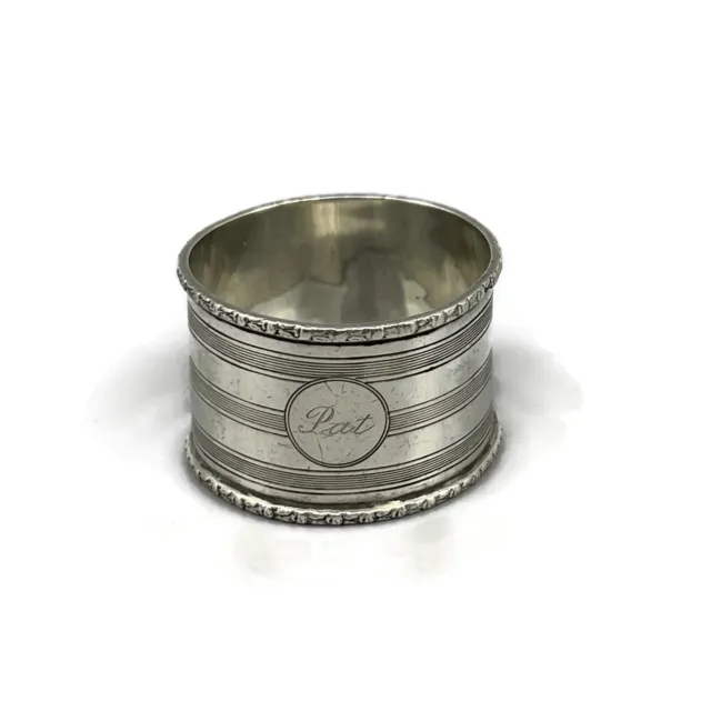 Antique Sterling Silver Napkin Ring Adie Bros Ltd Birmingham 1924