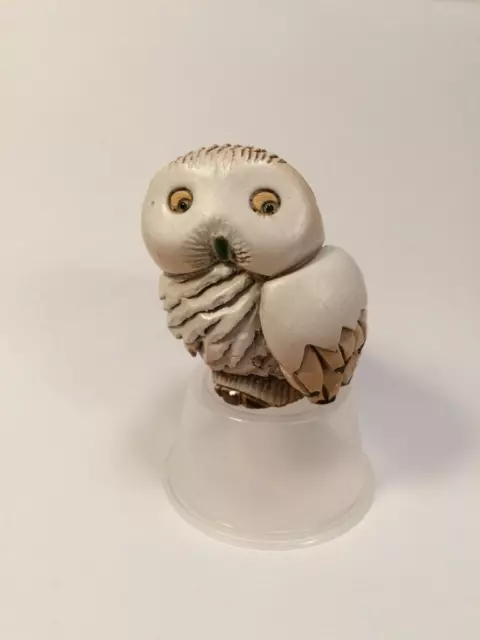 Rinconada Snowy Owl Figure Uruguay Signed