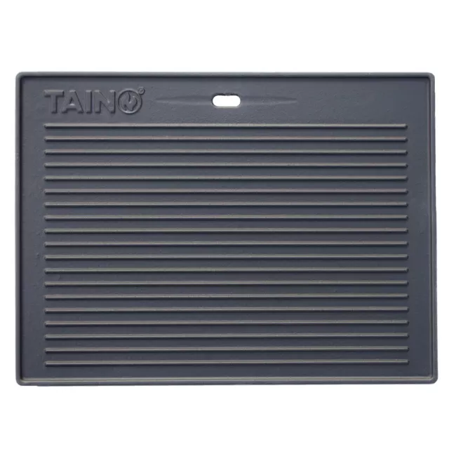 TAINO Grillplatte Wendeplatte Gusseisen Pizzaplatte Gasgrill PRO RED 5kg TAINO Grillplatte Wendeplatte Gusseisen Pizzaplatte Gasgrill PRO RED 5kg